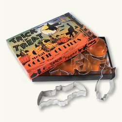 Halloween Trick Or Treat Cookie Cutters - Holiday Accents And Figurines