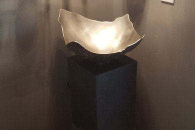 Example of a powder room design in Seattle