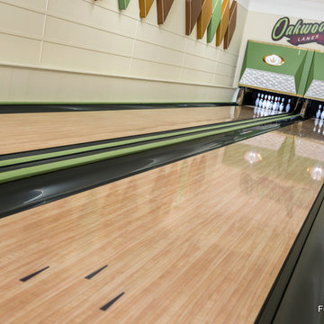 Vintage 1950s Equipment Restored for Retro Home Bowling Alley