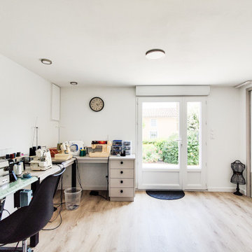 Atelier de couture : zone machines à coudre