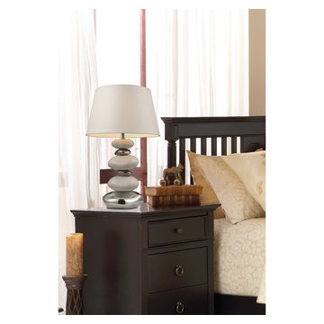 Dimond Lighting 3948/1 Mary Kate & Ashley Elemis Chrome Table Lamp