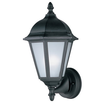 Westlake LED 1-Light Outdoor Wall Lantern in Black