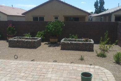 Custom River Rock Planters