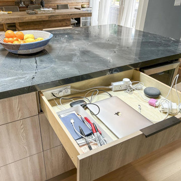 Kitchen In-Drawer Charging Outlets