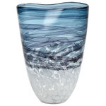 Elk Home - Elk Home S0047-8075 Loch Seaforth - 11.5 Inch Small Vase - The Loch Seaforth small vase is made from glass anLoch Seaforth 11.5 I Blue Swirl *UL Approved: YES Energy Star Qualified: n/a ADA Certified: n/a  *Number of Lights:   *Bulb Included:No *Bulb Type:No *Finish Type:Blue Swirl