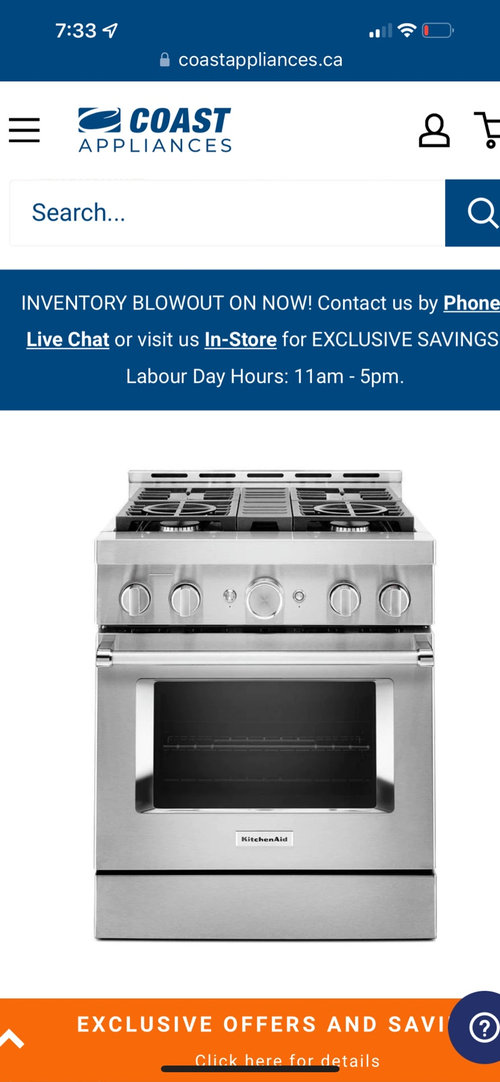 quartz strip behind stove