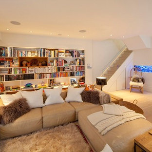 This is an example of a contemporary basement in London.
