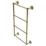 Allied Brass - Monte Carlo 4 Tier 36" Ladder Towel Bar, Unlacquered Brass - The ladder towel bar from Allied Brass Monte Carlo Collection is a perfect addition to any bathroom. The 4 levels of height make it fun to stack decorative towels and allows the towel bar to be user friendly at all heights. Not only is this ladder towel bar efficient, it is unique and highly sophisticated and stylish. Coordinate this item with some matching accessories from Allied Brass, or mix up styles using the same finish!