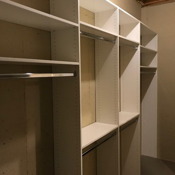 Daughters Walk-in Closet & Basement Storage Closet