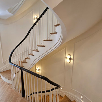 Project #131 | Three-Story Elliptical Staircase in Historic Home