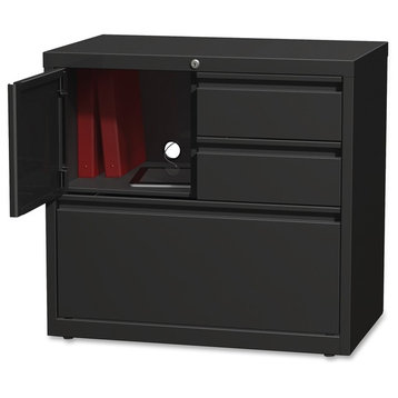 Lorell Personal Storage Center Lateral File, 30"x18.6"x28"