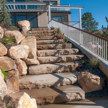Sandstone Steps - Stack Rock Group :: Creative Landscape Architecture from Boise