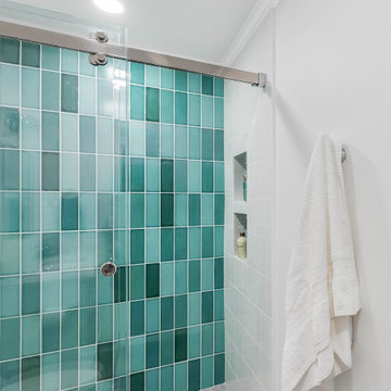 Transitional Primary & Guest Bathroom Remodel Pinehurst, NC