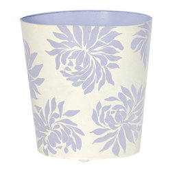 Worlds Away - Worlds Away Oval Wastebasket - Bathroom Accessories