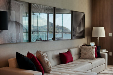 Mittelgroßes Modernes Wohnzimmer in Valencia