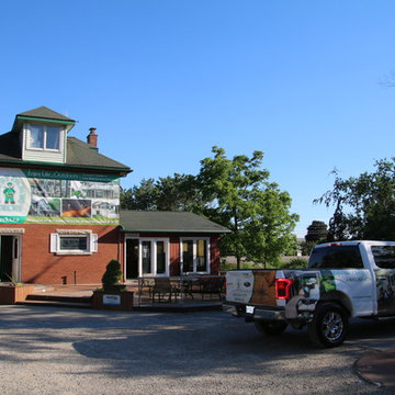 This is the Hamilton Ontario Head Office indoor and outdoor showroom.