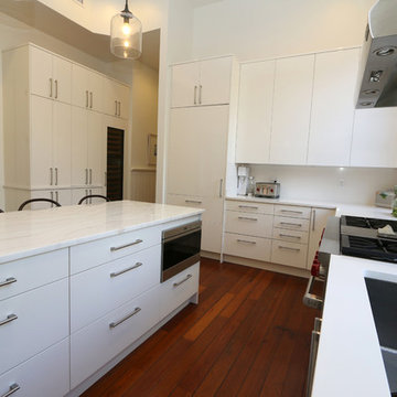 Contemporary Kitchen Remodel Brings Modern Amneties to Centries Old Home