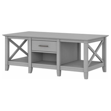 Key West Coffee Table with Storage in Cape Cod Gray - Engineered Wood