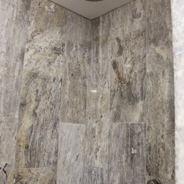 Silver Travertine Bathroom