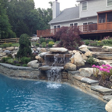 Natural Stone Waterfall
