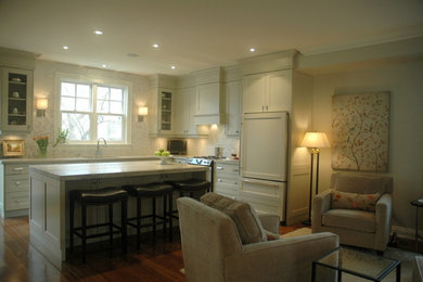 Example of an eclectic kitchen design in Toronto