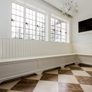 Traditional Montclair Kitchen and Banquette