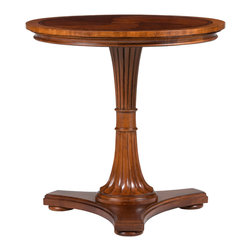 Ethan Allen - Upton Pedestal Table - Side Tables And End Tables