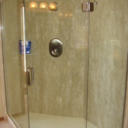 Frameless Neo Angle Shower Enclosures - Shower Stalls And Kits