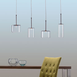 Zuo Rain Ceiling Lamp Clear - SKU: 50139 - Pendant Lighting