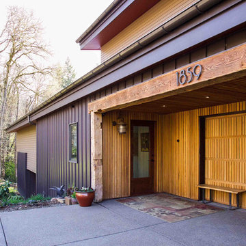 Contemporary LEED Platinum Salem Custom Home