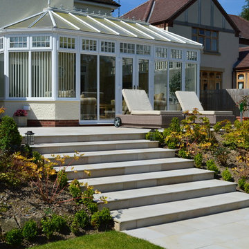 Smooth Natural Sandstone Steps