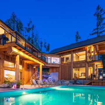 CEDAR Timber Frame - West Coast Log Homes / TFP Cedar
