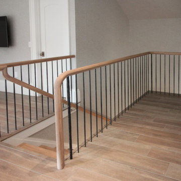 Project #81 | Modern Staircase with Integrated Seating