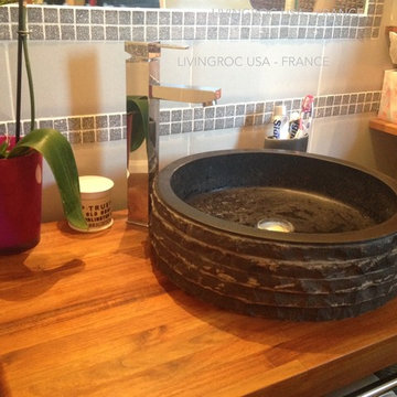 OUR CLIENTS' INSTALLATIONS WITH OUR TRENDY NATURAL STONE PRODUCTS