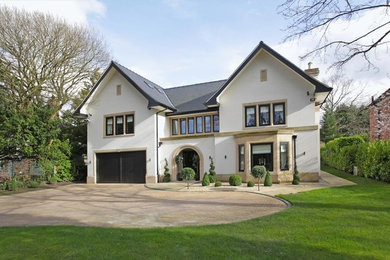 Photo of a traditional home design in Cheshire.