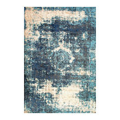 Machine Made Tracce Tc01 Rug, Blue, 12'x15'