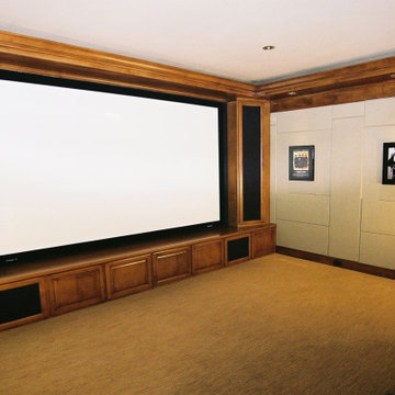 AFTER - Home Theater in Converted Ceiling