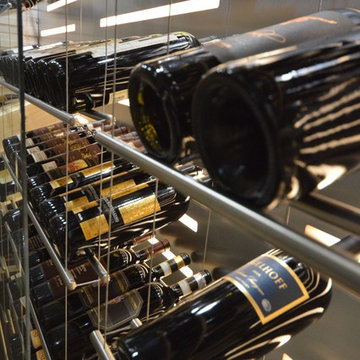 Contemporary Wine Cabinet - Tension Cable Series