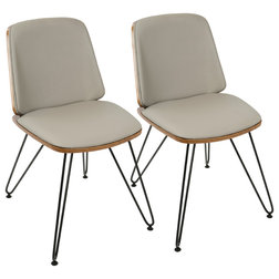 Midcentury Dining Chairs by u Buy Furniture, Inc