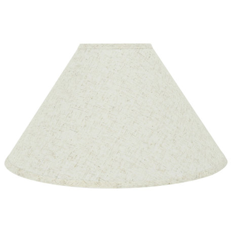 32202 Hardback Empire Shaped Spider Lamp Shade, Flaxen, 19" wide, 6"x19"x12"
