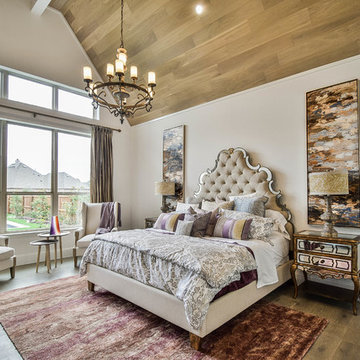 Arlington, TX Transitional Home-Wire Brushed Loano White Oak