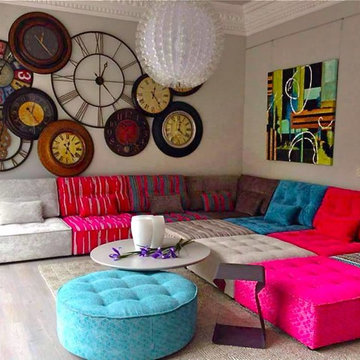 Arianne Love Contemporary Fabric Modular Sofa