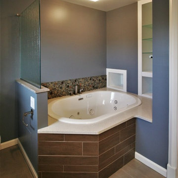 Master Suite remodel with jetted tub