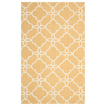 Safavieh Four Seasons Collection FRS246 Rug, Gold/Ivory, 3'6"x5'6"