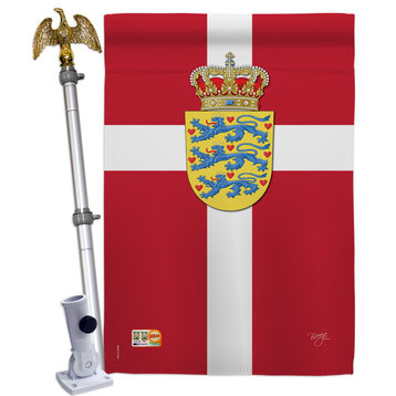 Denmark Flags of the World Nationality House Flag Set
