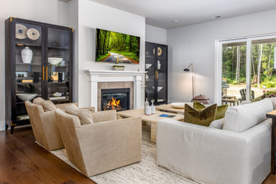 Inspiration for a living room remodel in Seattle