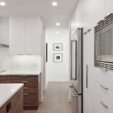 Contemporary Walnut Kitchen
