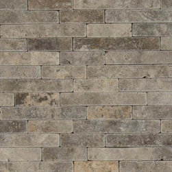 Silver Ash Tumbled Veneer - Mosaic Tile