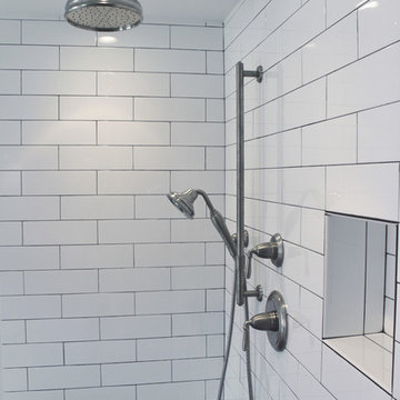 White and Grey Bathroom