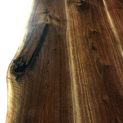 Walnut Live Edge Dining Table - Dining Tables